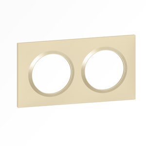 plaque de finition carre plaque carre dooxie 2 postes finition dune mat avec bague dune brillante jaune